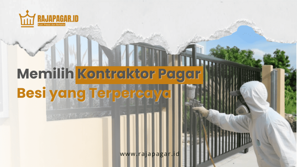 Memilih Kontraktor Pagar Besi yang Terpercaya | Kontraktor pagar terpercaya | Hasil rapi & kuat | Proses profesional | Pilihan aman untuk kebutuhan rumah | 08982440404 |